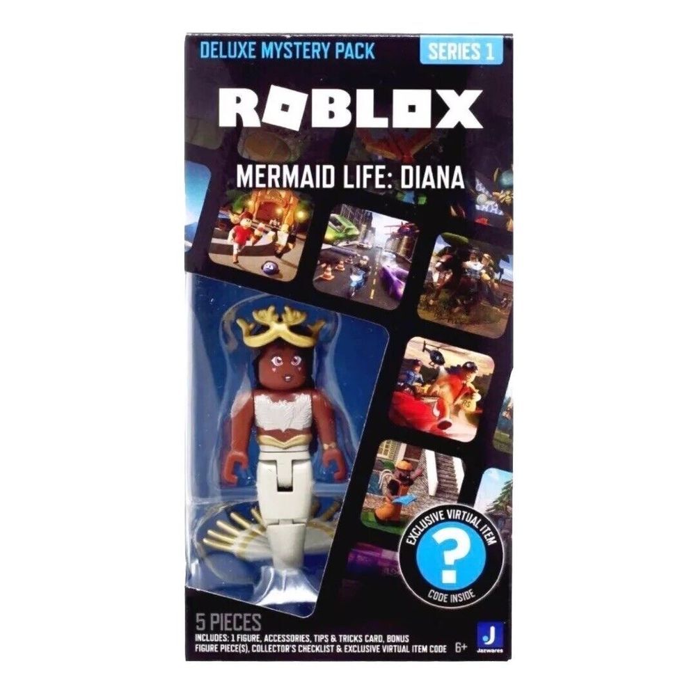 Roblox Deluxe Mystery Pack‎ Series 1 Mermaid Life Diana Exclusive Virtual Item